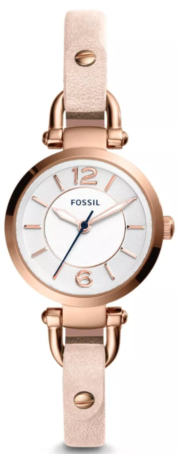 Pasek do zegarka Fossil ES4340 Skórzany Różowy 8mm